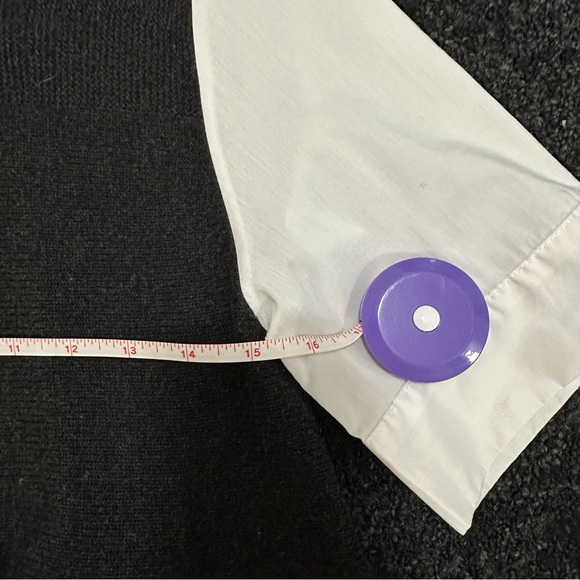 ANTHROPOLOGIE x Moth Twofer Peplum SS Ruffle Sweater Crisp White & Charcoal — S - Picture 6 of 12